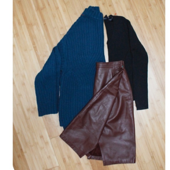 Cliche Couture Large Blue Oversized Sweater - Picture 5 of 7